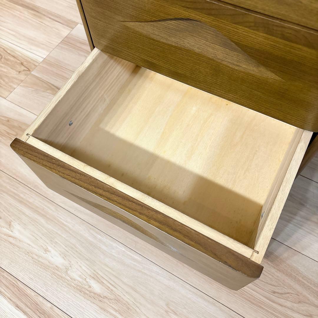 ✨極美品✨ カリモク 電話台 キャビネット コンセント付き 4段引出し 送料無料