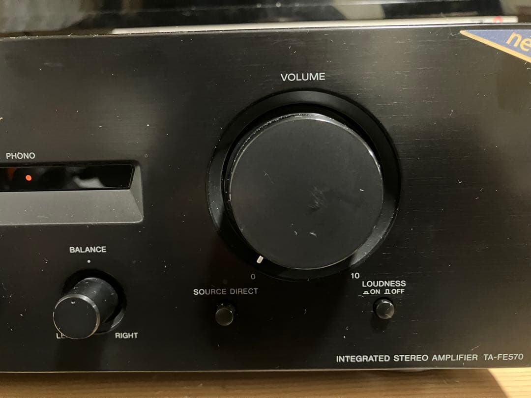 【動作品】SONY TA-FE570 プリメインアンプ／スピーカー・セット