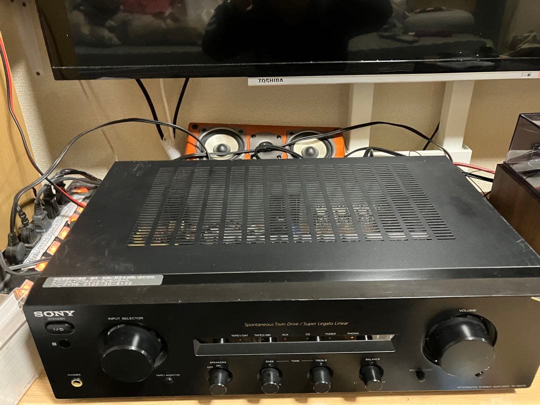 【動作品】SONY TA-FE570 プリメインアンプ／スピーカー・セット