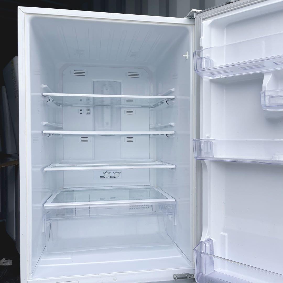 316取付無料！大容量298L 三菱おしゃれホワイトインテリア冷蔵庫