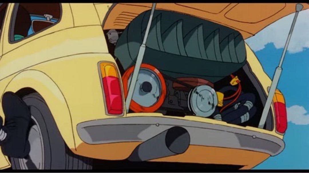 ルパン三世　フィアット　画像