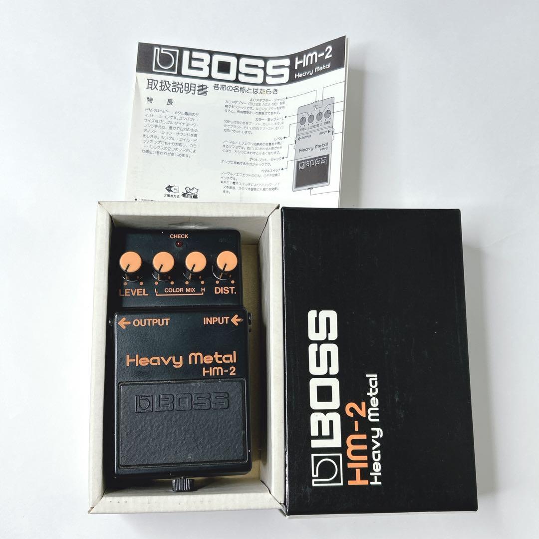レア　BOSS Heavy l HM-2 ギターエフェクター　箱説明書付