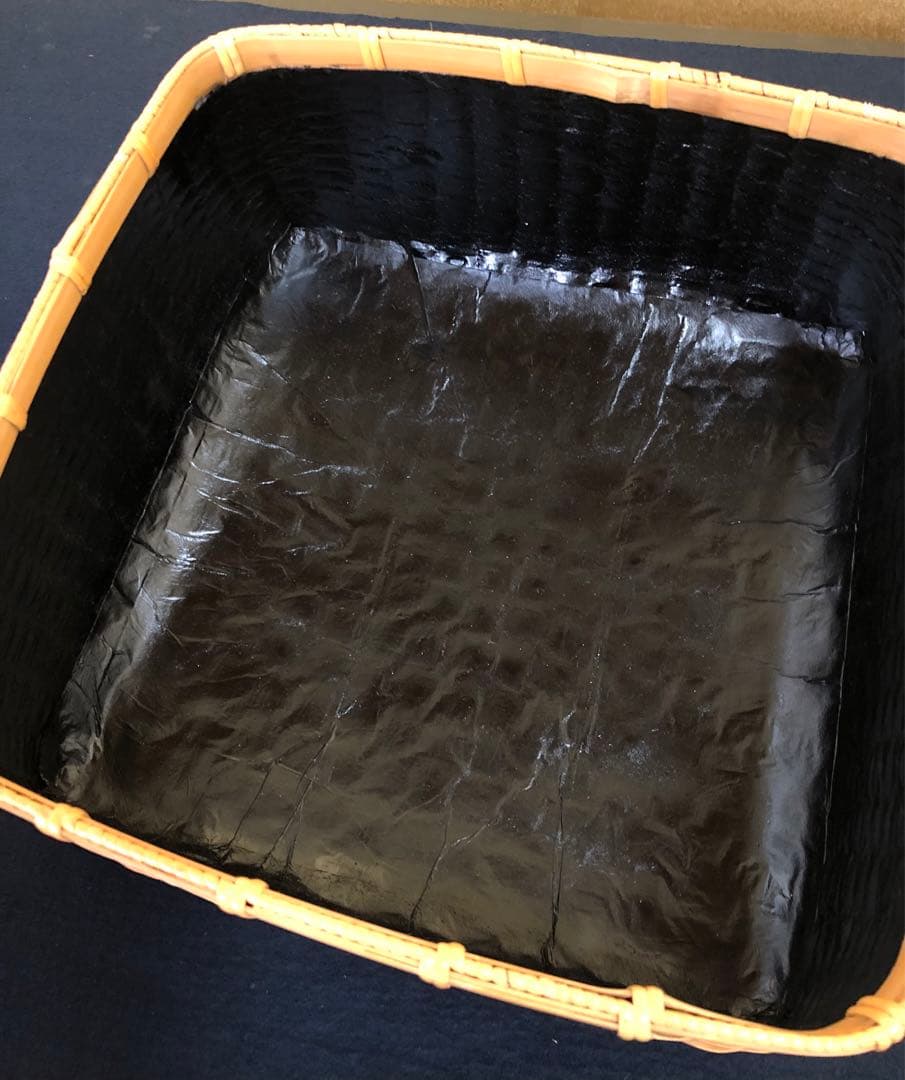 割引❗️《R》茶道具 認得斎好 松山籠 炭斗 東竹園斎作 共箱 250903H1