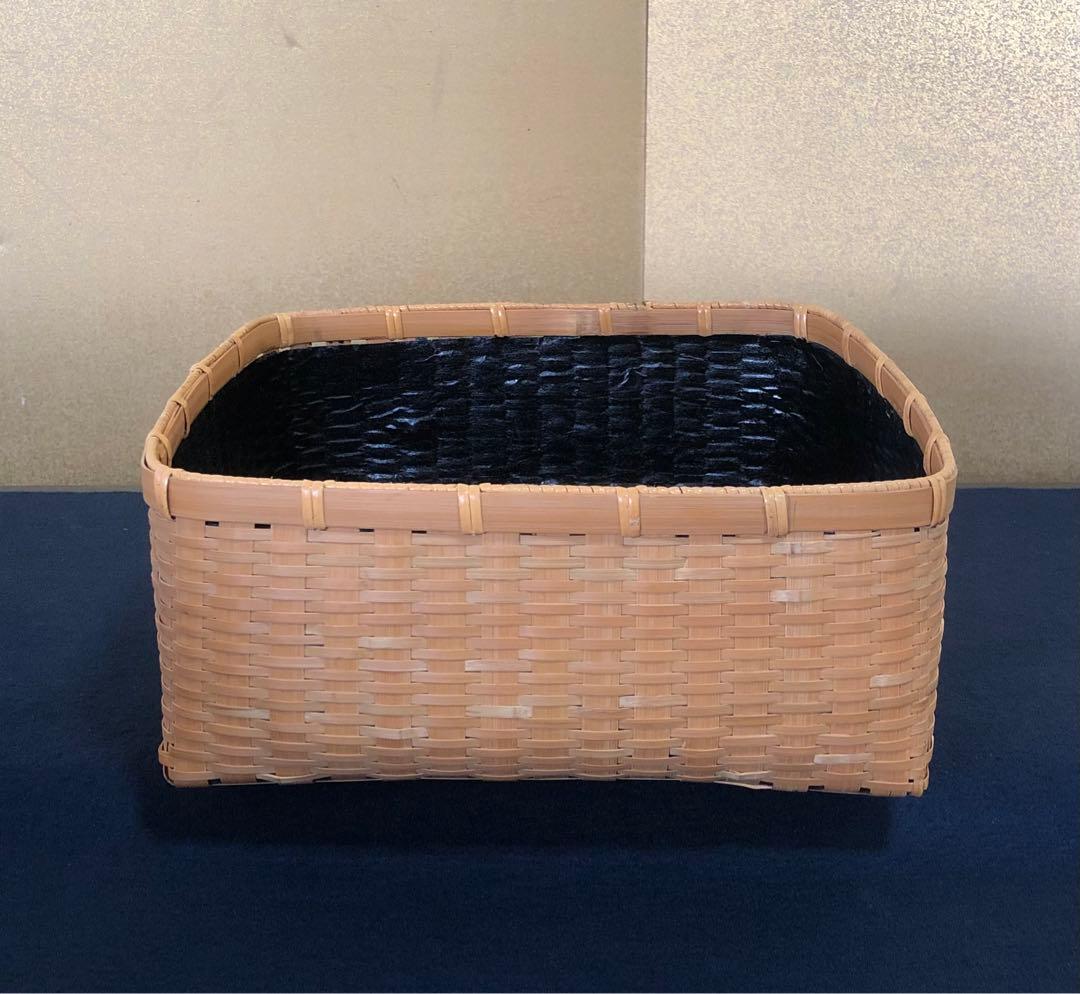 割引❗️《R》茶道具 認得斎好 松山籠 炭斗 東竹園斎作 共箱 250903H1