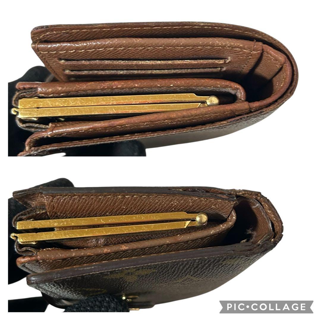 新型　ルイヴィトン　ポルトフェイユ・ヴィエノワ　二つ折り財布　モノグラム　がま口