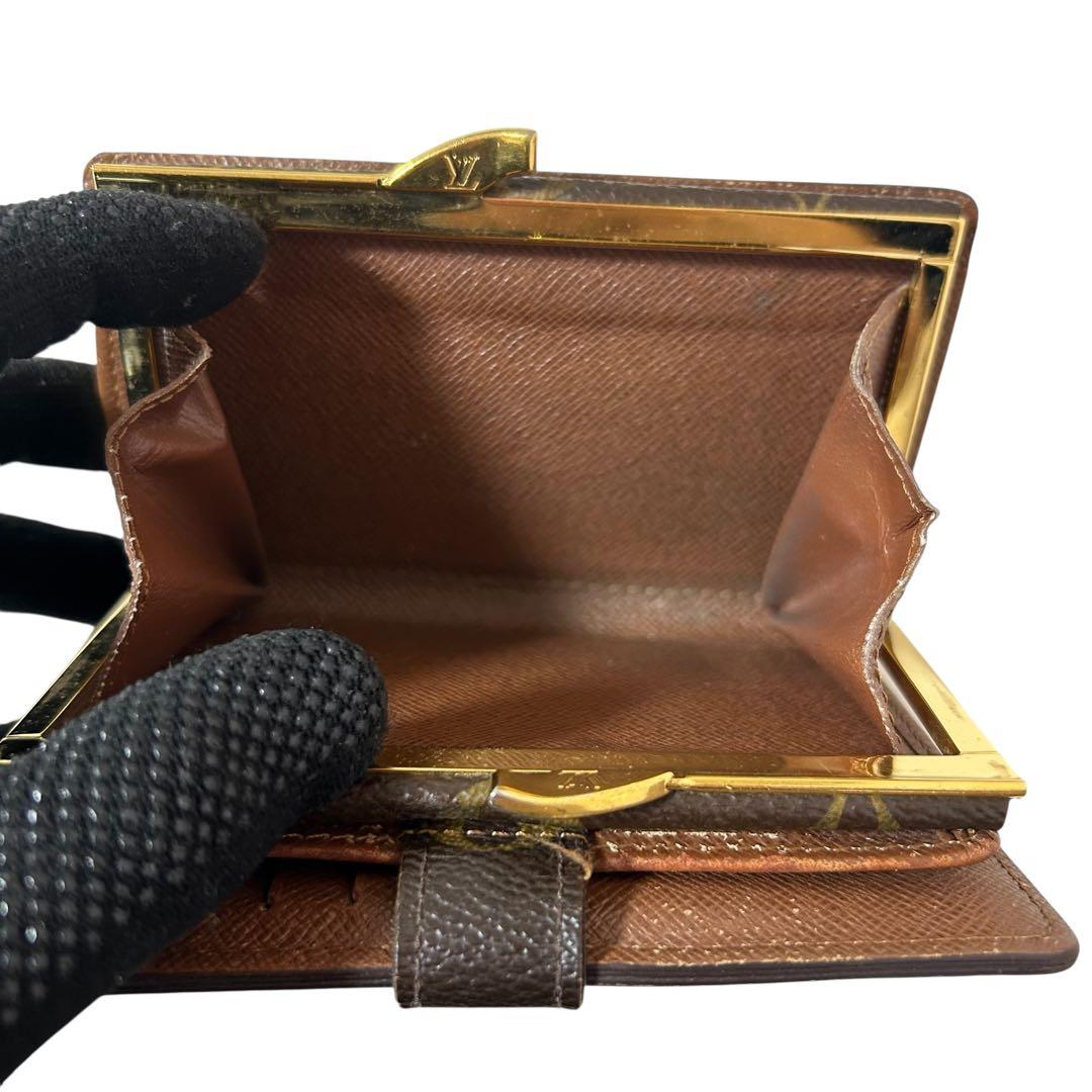 新型　ルイヴィトン　ポルトフェイユ・ヴィエノワ　二つ折り財布　モノグラム　がま口