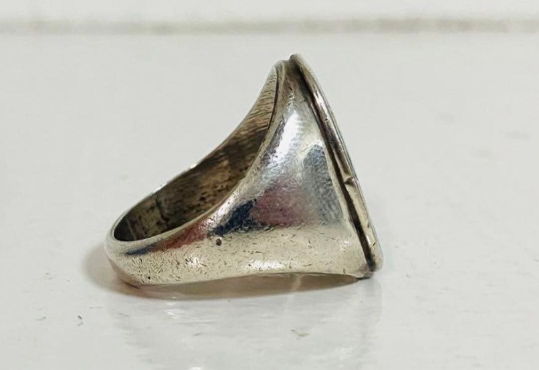 ZUNI/ズニ　リング　インレイ　ターコイズ　スターリングシルバー