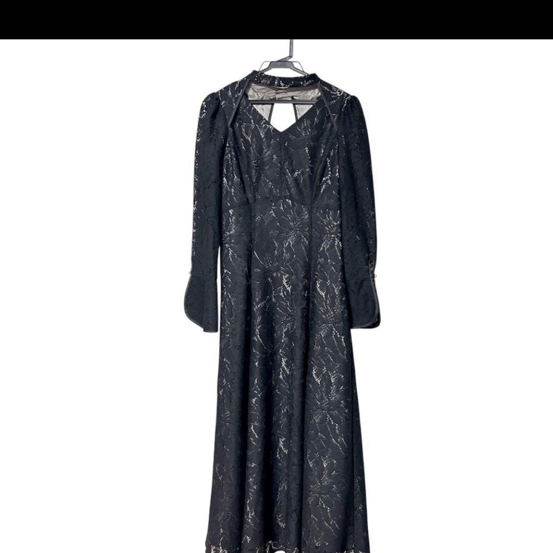 ANDRESD アンドレスド バックオープンティアドロップドレス レースドレス