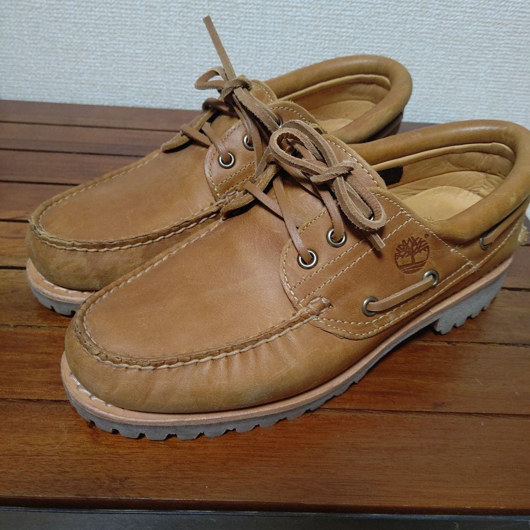 美品 Timberland ティンバーランド 3eyeスリーアイ キャメル
