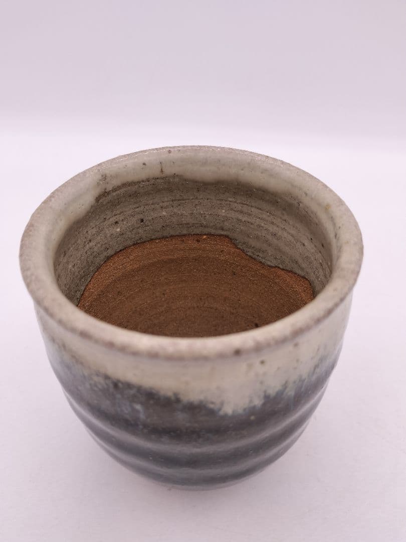 c594【新品・未使用】唐津 火入 鏡山窯 井上東也 木箱 茶道具 古物