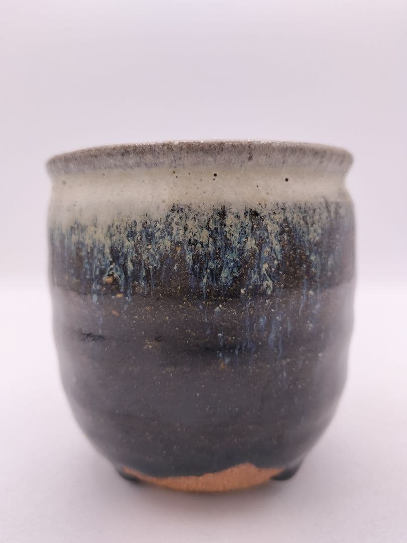 c594【新品・未使用】唐津 火入 鏡山窯 井上東也 木箱 茶道具 古物