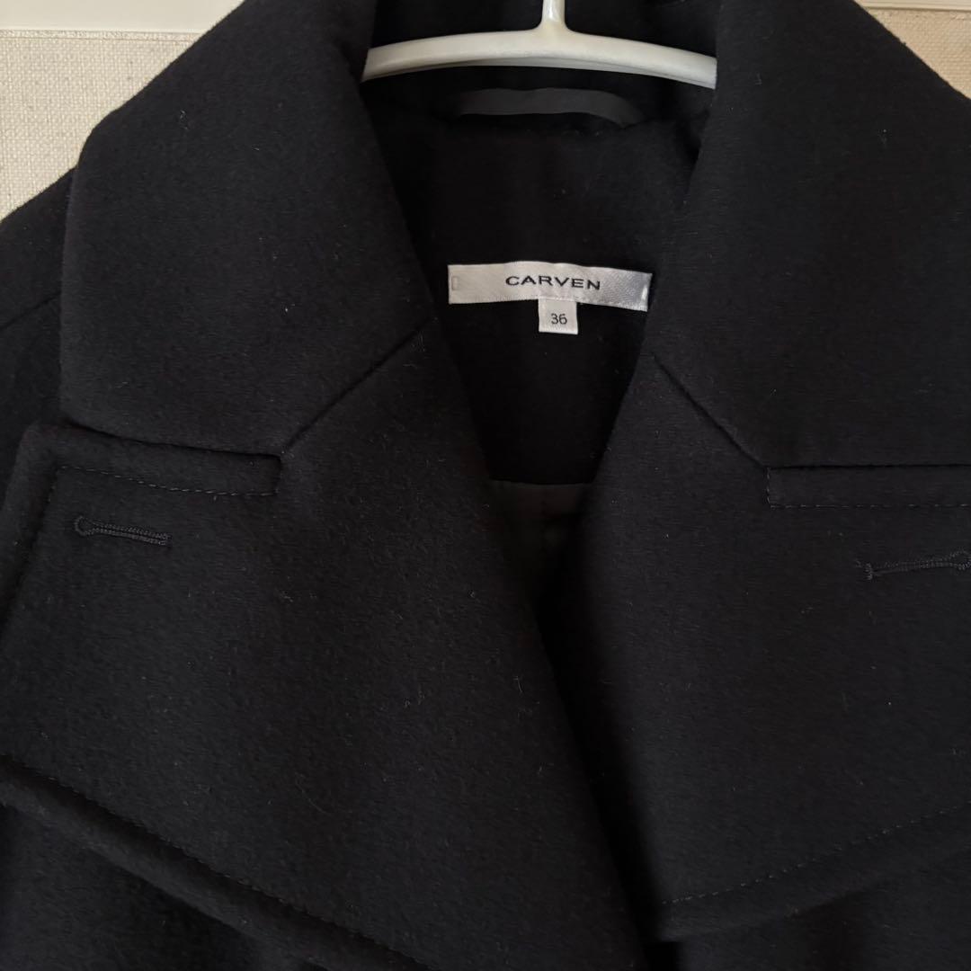 カルヴェン　CARVEN コート　36サイズ　ブラック