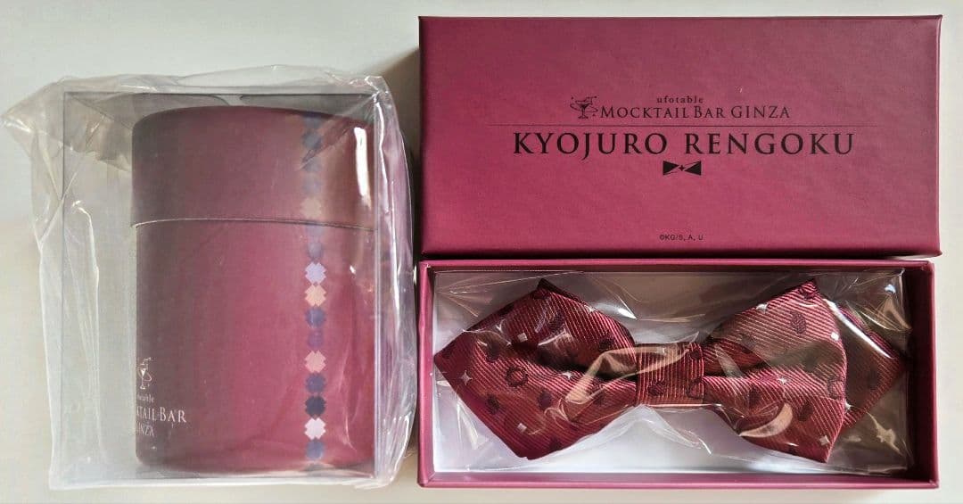 鬼滅の刃　モクテルバー　モチーフスリムスカーフ•蝶ネクタイ　煉獄杏寿郎