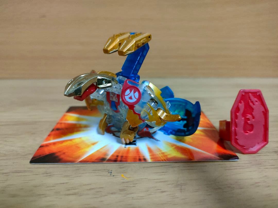 【士リング付き】爆丸 爆テク 武ドラガオン クリアver.