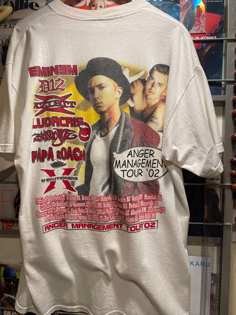 Eminem Anger Management Tour '02 Tシャツ　XL