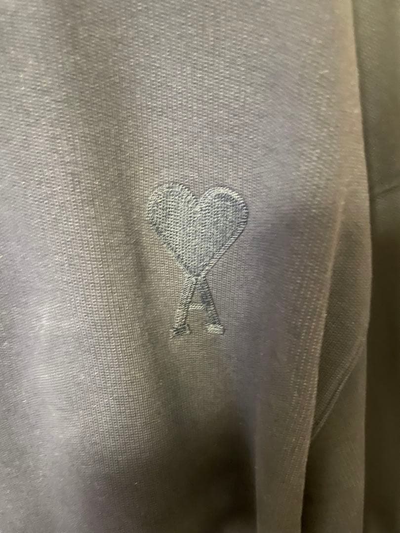 ami アミ パリス　パーカー XLサイズ ハート ロゴ フード 刺繍AMI