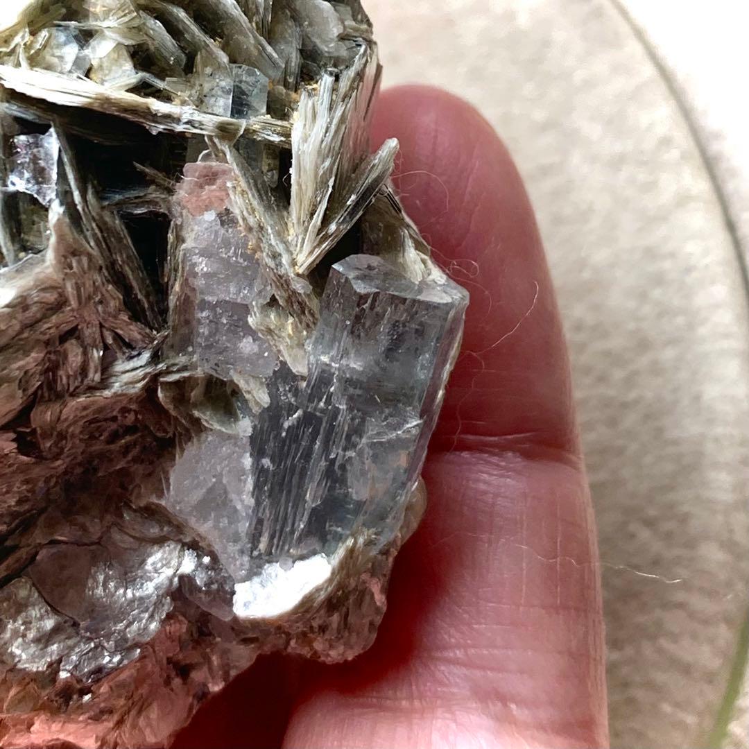 アクアマリン×モスコバイト共生標本-8