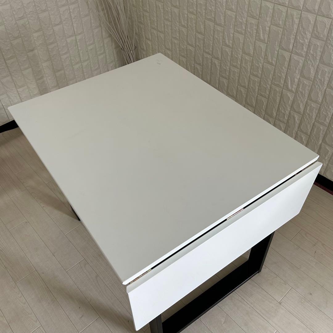 都内23区送料無料❗️ニトリ　伸縮式ダイニングテーブル　回転チェア　３点セット✨