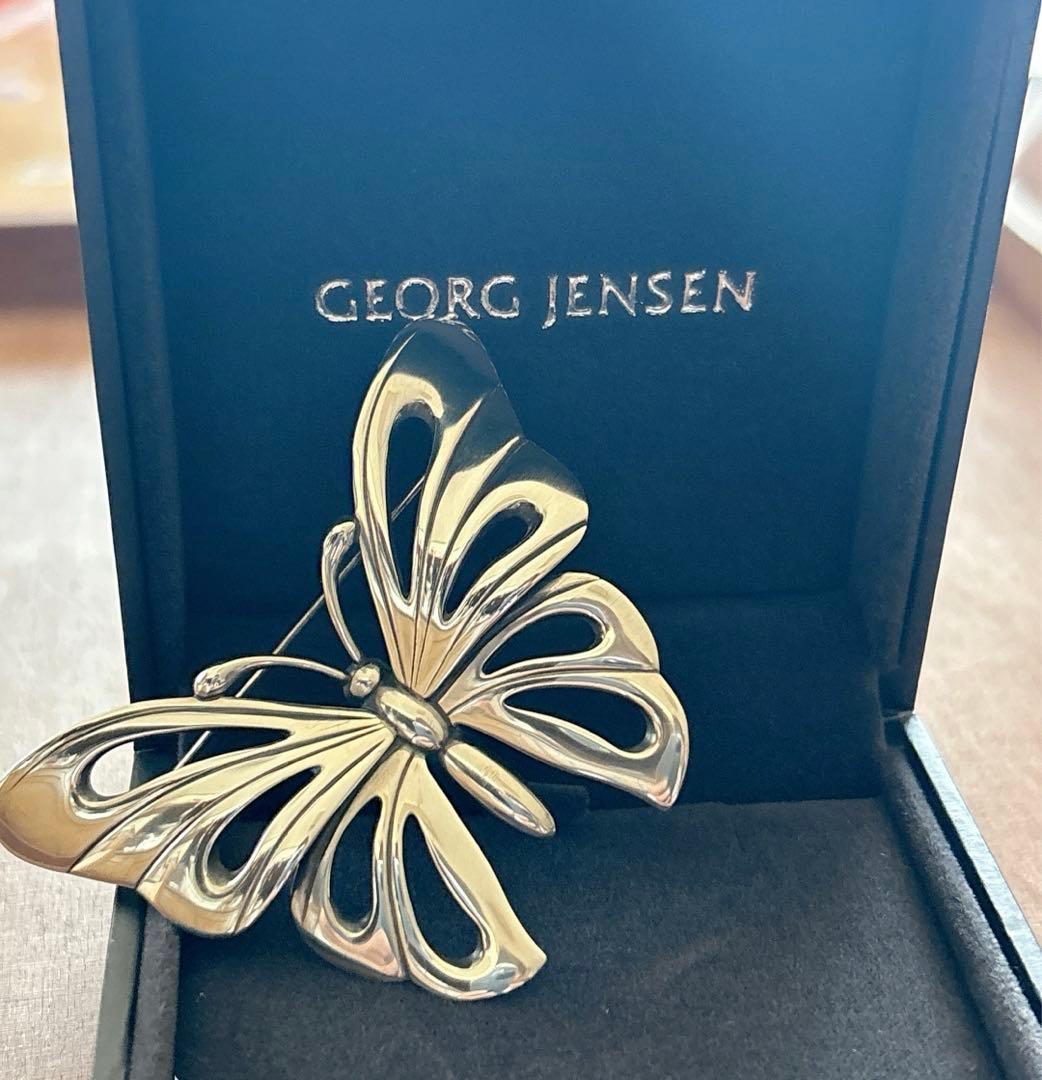   希少　バタフライ　ブローチ　925s