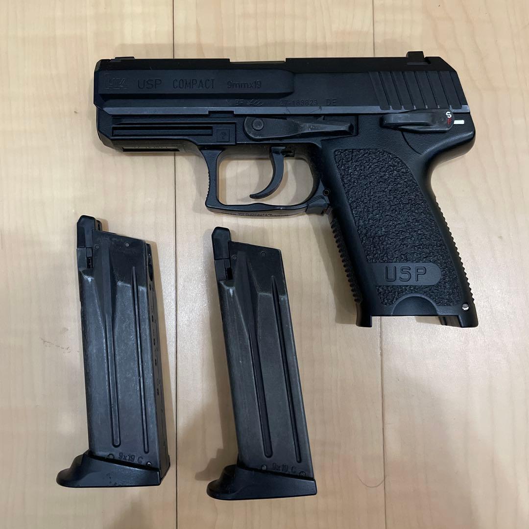 東京マルイ USP コンパクト ガスガン マガジン2本付き ミリタリー サバゲー