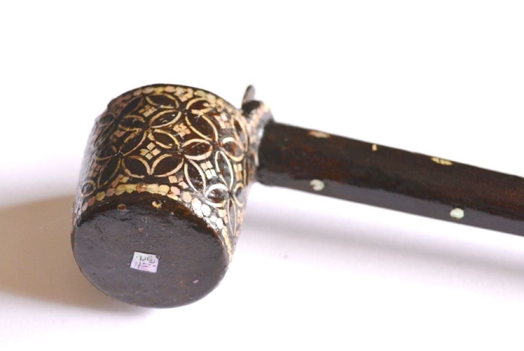 貝螺鈿矢立　Yatate decorated w/h pieces-shell