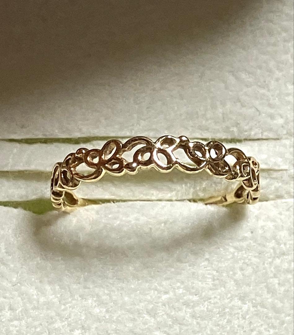 ヴァンドーム青山　リング　K10 イエローゴールド　2本セット