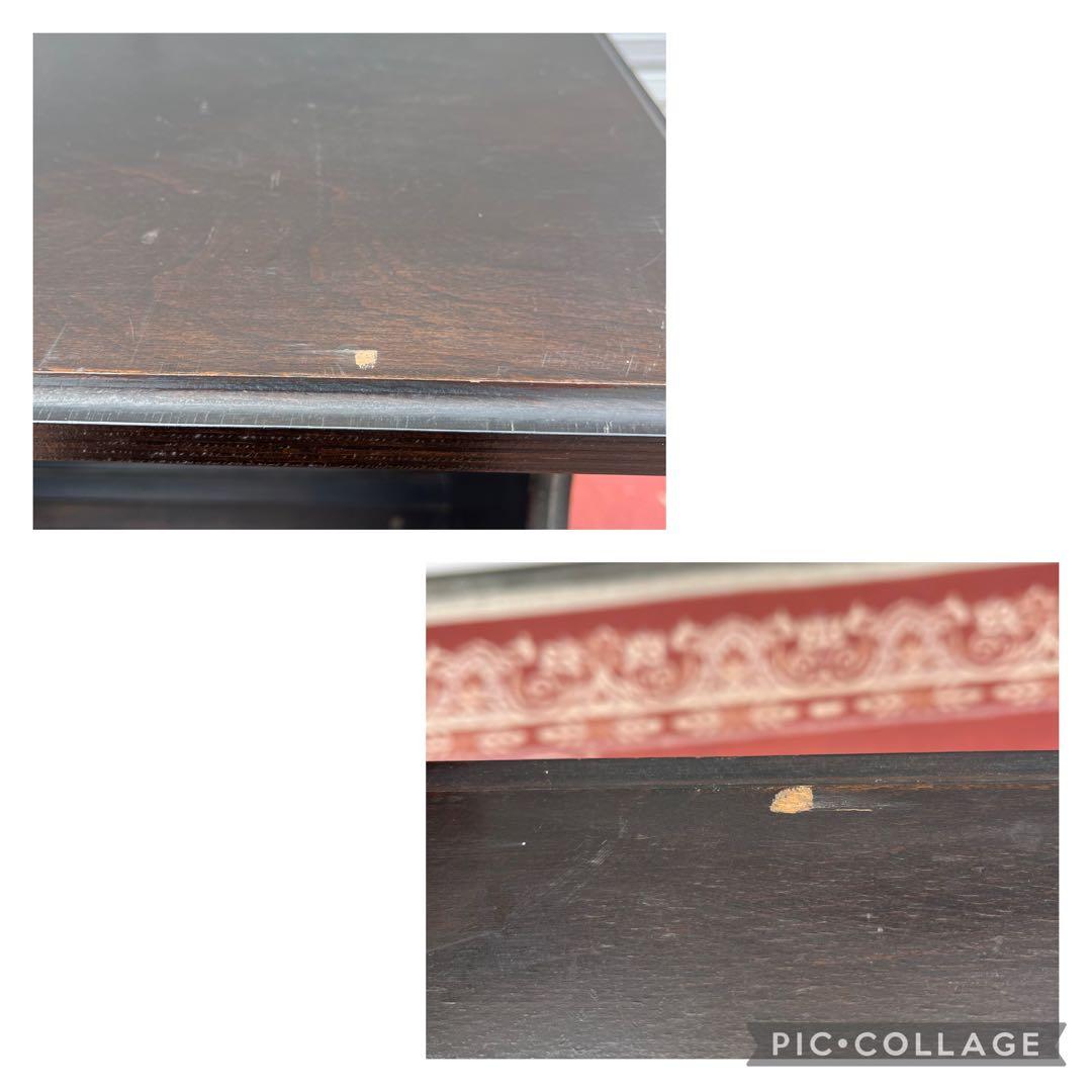 古家具ビンテージ品◾️karimoku カリモク 木製家具 サイドテーブル