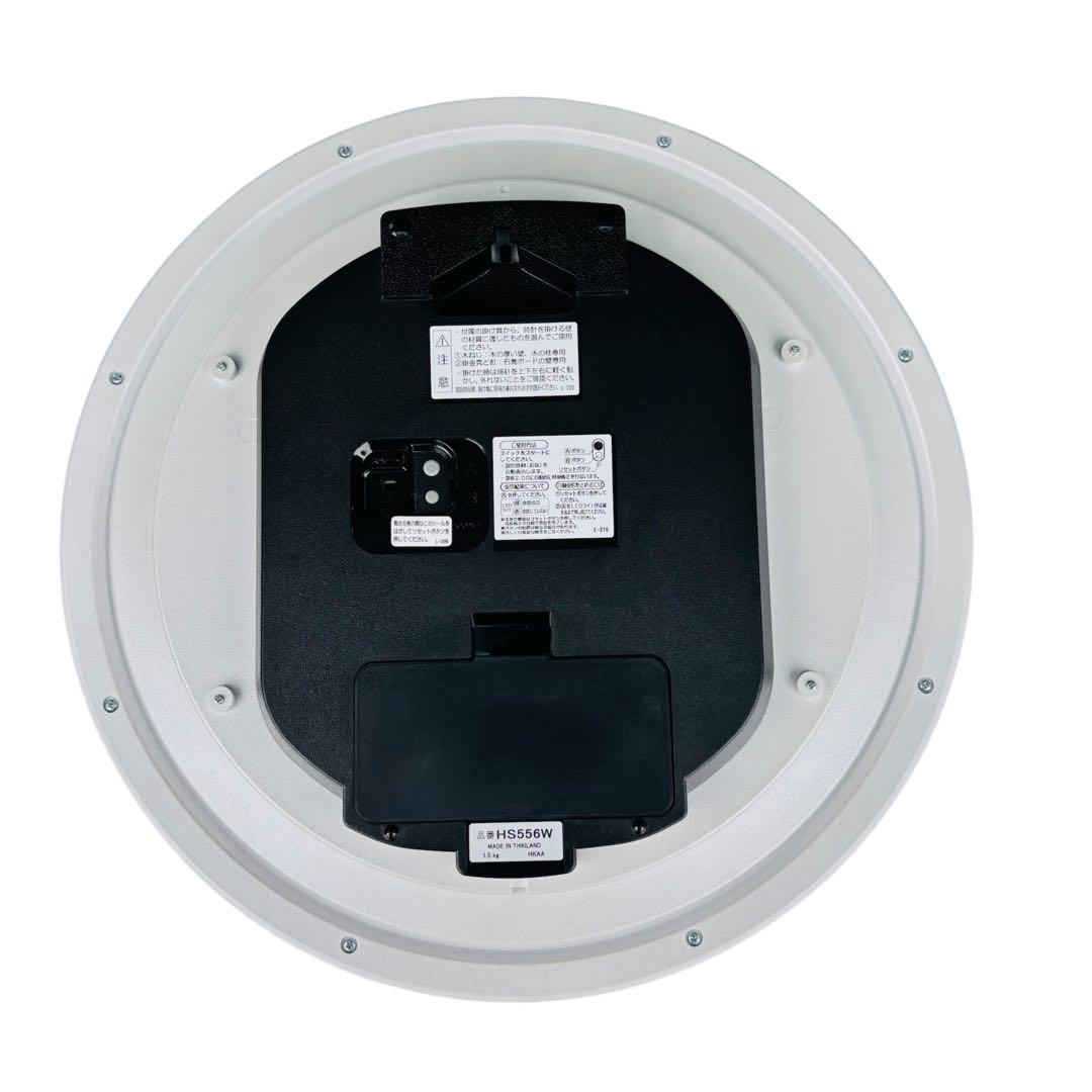 即購入⭕️ セイコー エンブレム 電波時計 壁掛け時計 HS556W 連続秒針