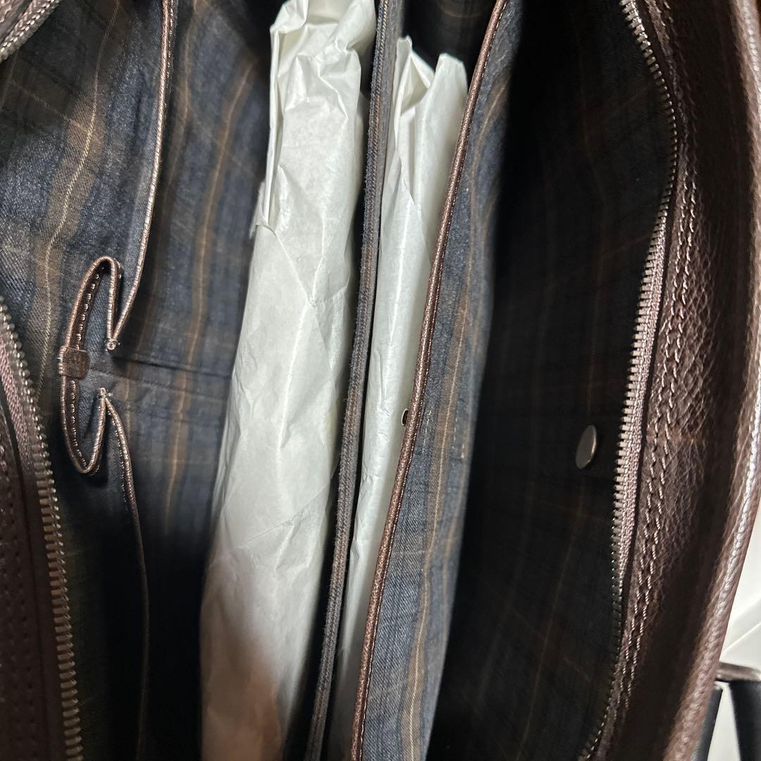 土屋鞄　アルマスバッファローブリーフ　トラッドブラウン