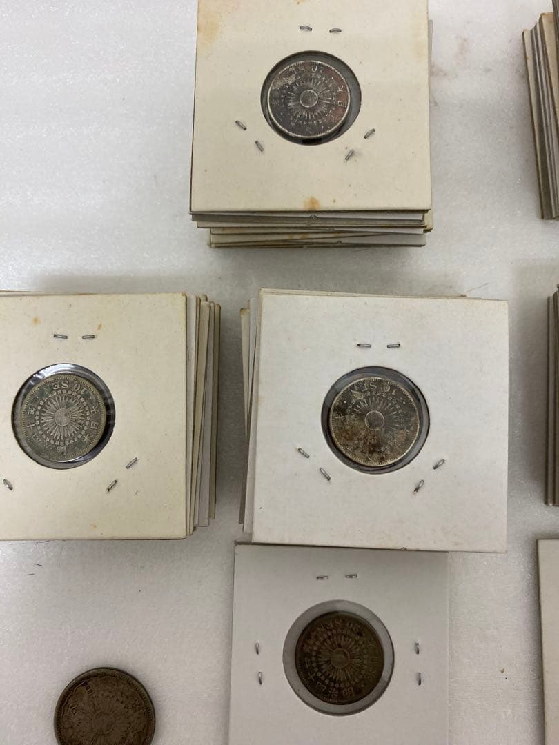 3-1618 5銭・10銭・20銭・50銭銀貨　63枚