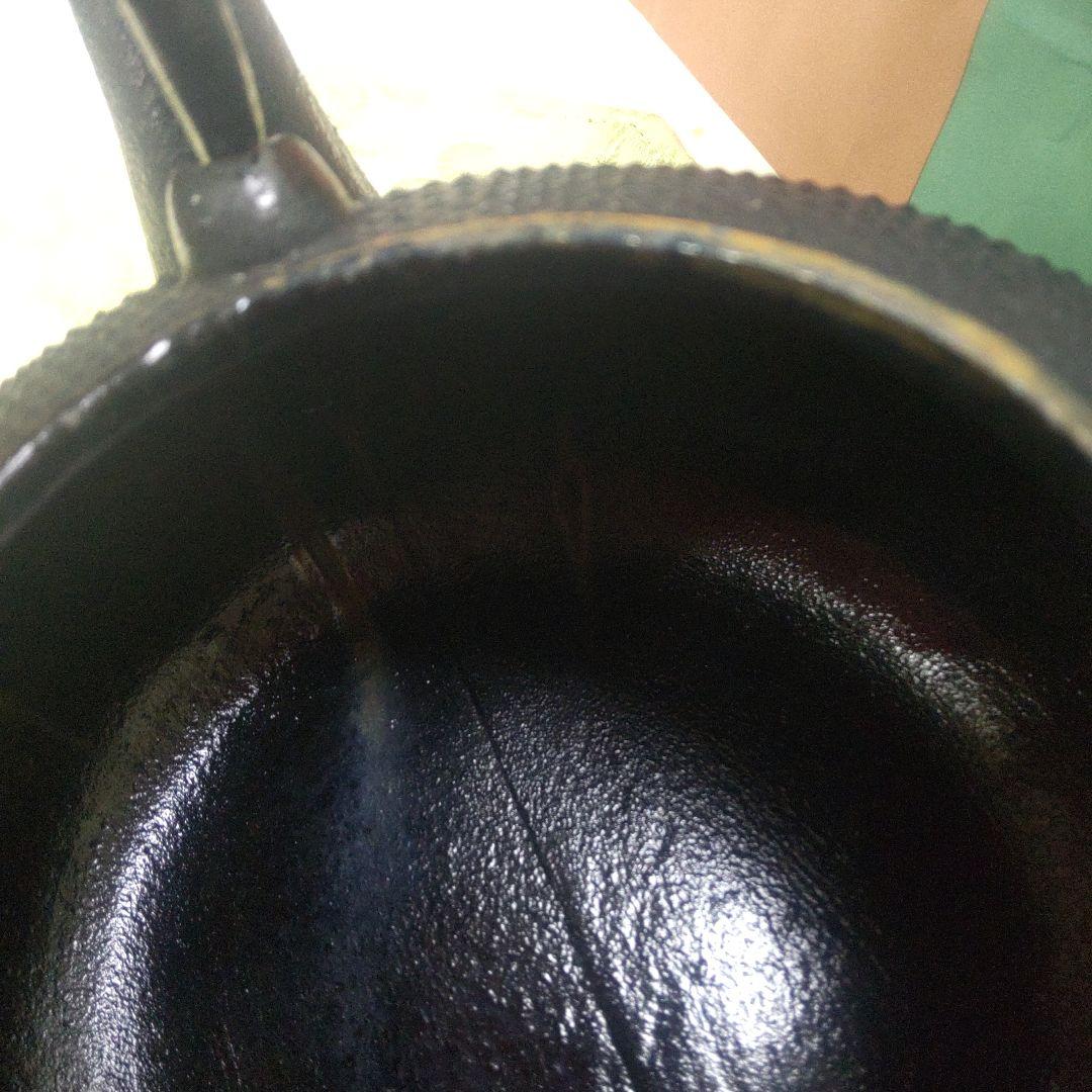 雲南堂 鍋元 南部鉄瓶 丸アラレ 1L 鉄瓶 赤サビあり