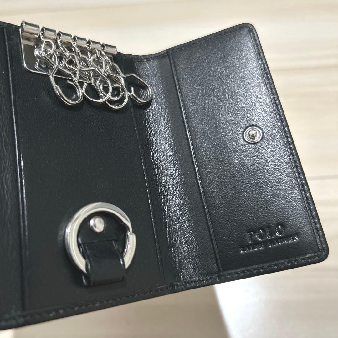 ポロラルフローレン キーケース本革 レザー