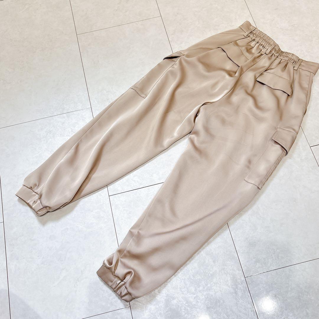 Apuweiser-riche リラクシーワークサテンパンツ ズボン XS