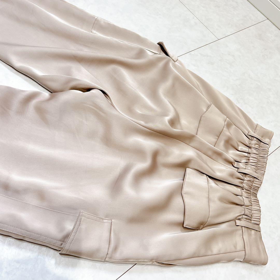 Apuweiser-riche リラクシーワークサテンパンツ ズボン XS