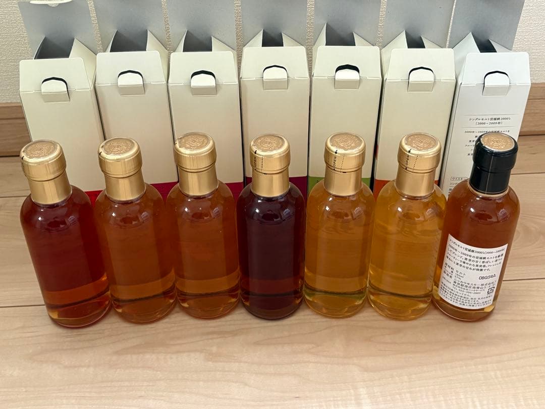 新品未開封　宮城峡蒸溜所限定180ml 7本セット