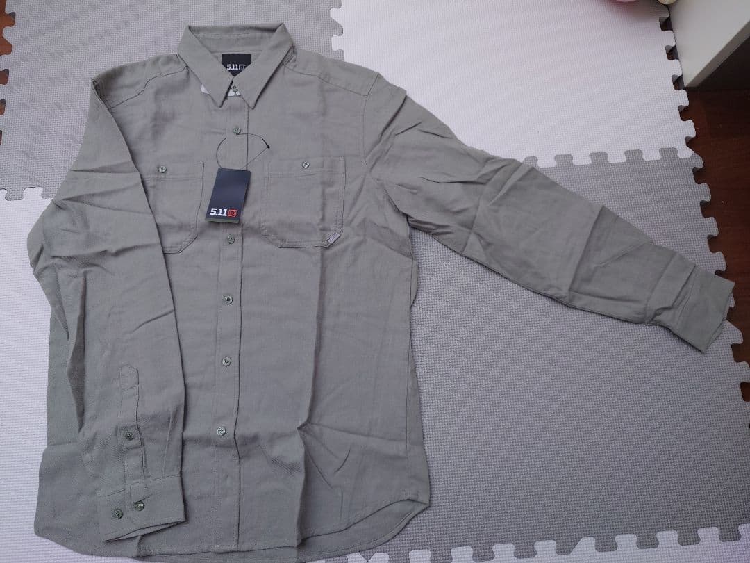 個人装備 5.11 SILVERWOOD SOLID FLANNEL L/S SHIRT