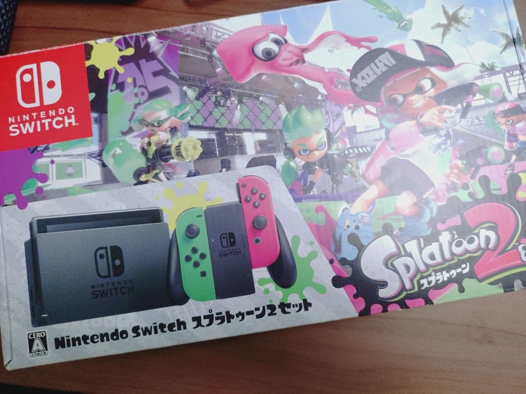 Nintendo Switch スプラトゥーンカラー SDカード付き