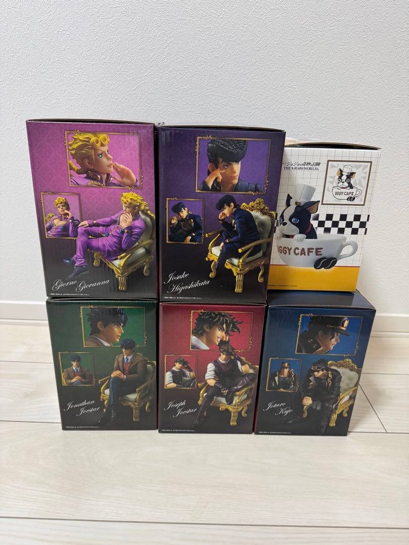 一番くじ ジョジョの奇妙な冒険A.B.C.D.E.ラストワン　未開封6点セット