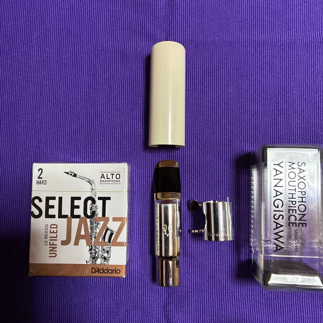 ヤナギサワ メタルマウスピース オープニング7 アルトサックス用 中古美品