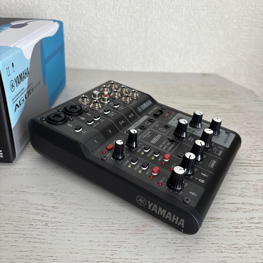 YAMAHA AG06MK2 ライブ配信ミキサー