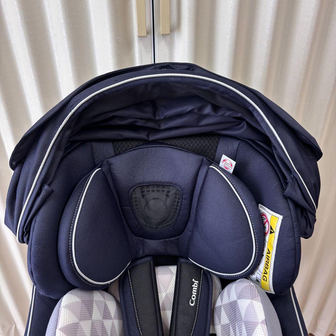 ☆美品☆　コンビ　WL　新生児OK　クルムーヴ　スマート　EG　ISOFIX　紺