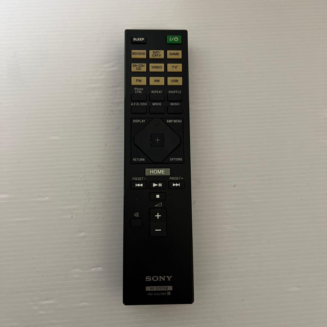 【動作未確認】SONY AVアンプ　STR-DH750（ジャンク品）