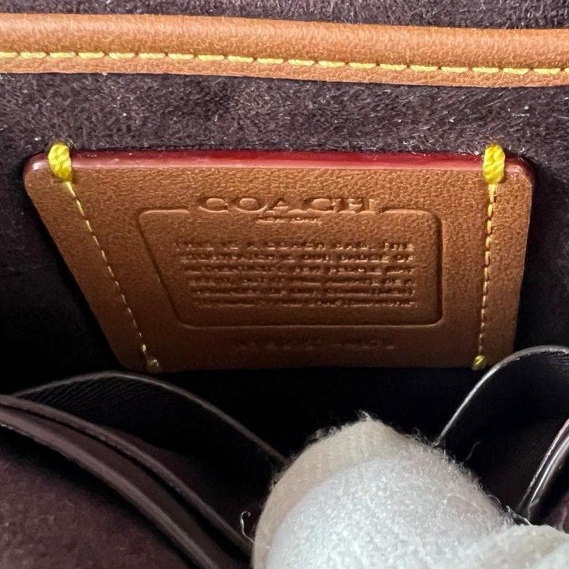 コーチ　ブラック キルティング ショルダーバッグ チェーンショルダー