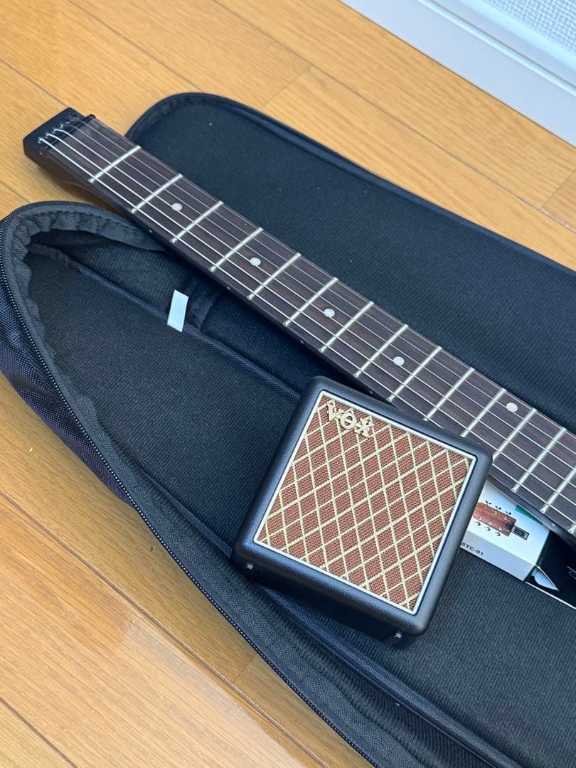 トラベルギター Anygig風 ヘッドレス VOXアンプ等セット