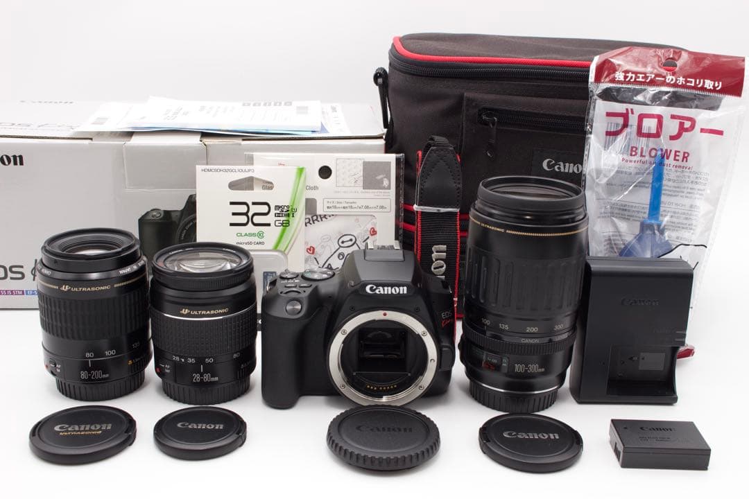 ゲリラセール！Canon EOS Kiss X10 トリプルレンズWi-Fi機能