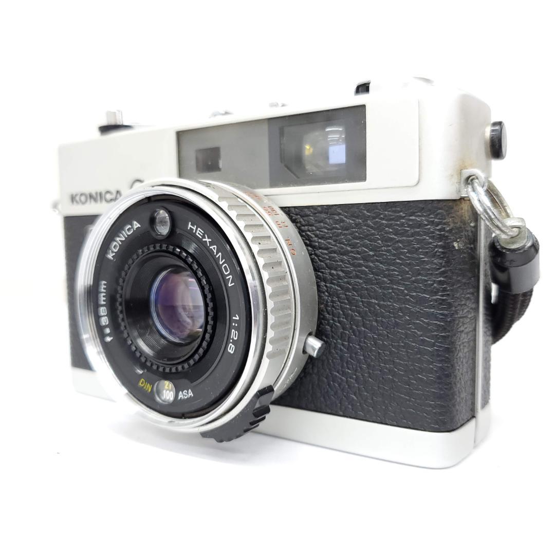 フィルムカメラ KONICA C35 Flash matic F1219-409-3v p