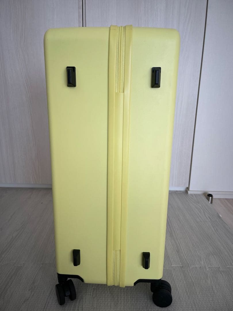 【1度のみ使用】ACE キャリーケース レモンイエロー　63L