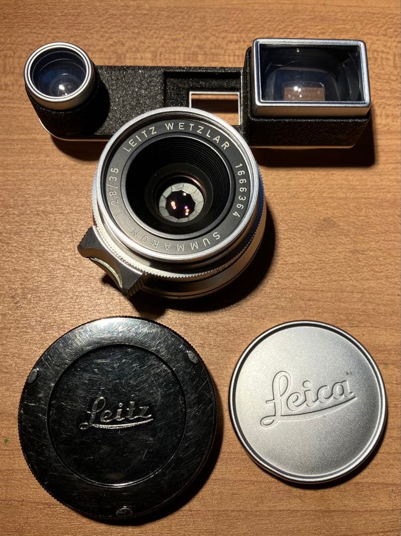 Leica Summaron ズマロン35mm F2.8 Mメガネ付レンズ 美品