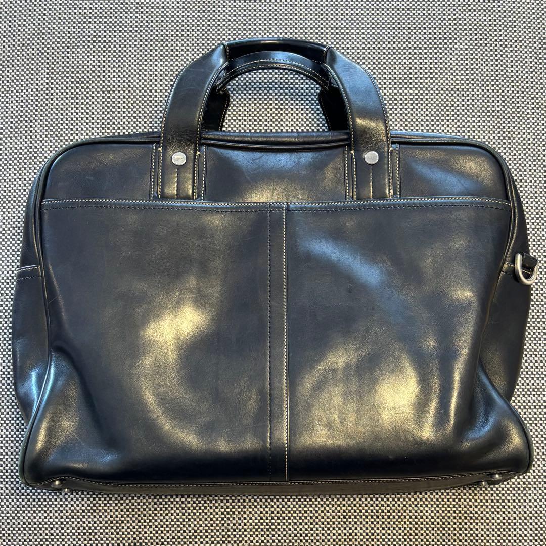 COACH コーチ ビジネスバッグ 本革レザー ブラック