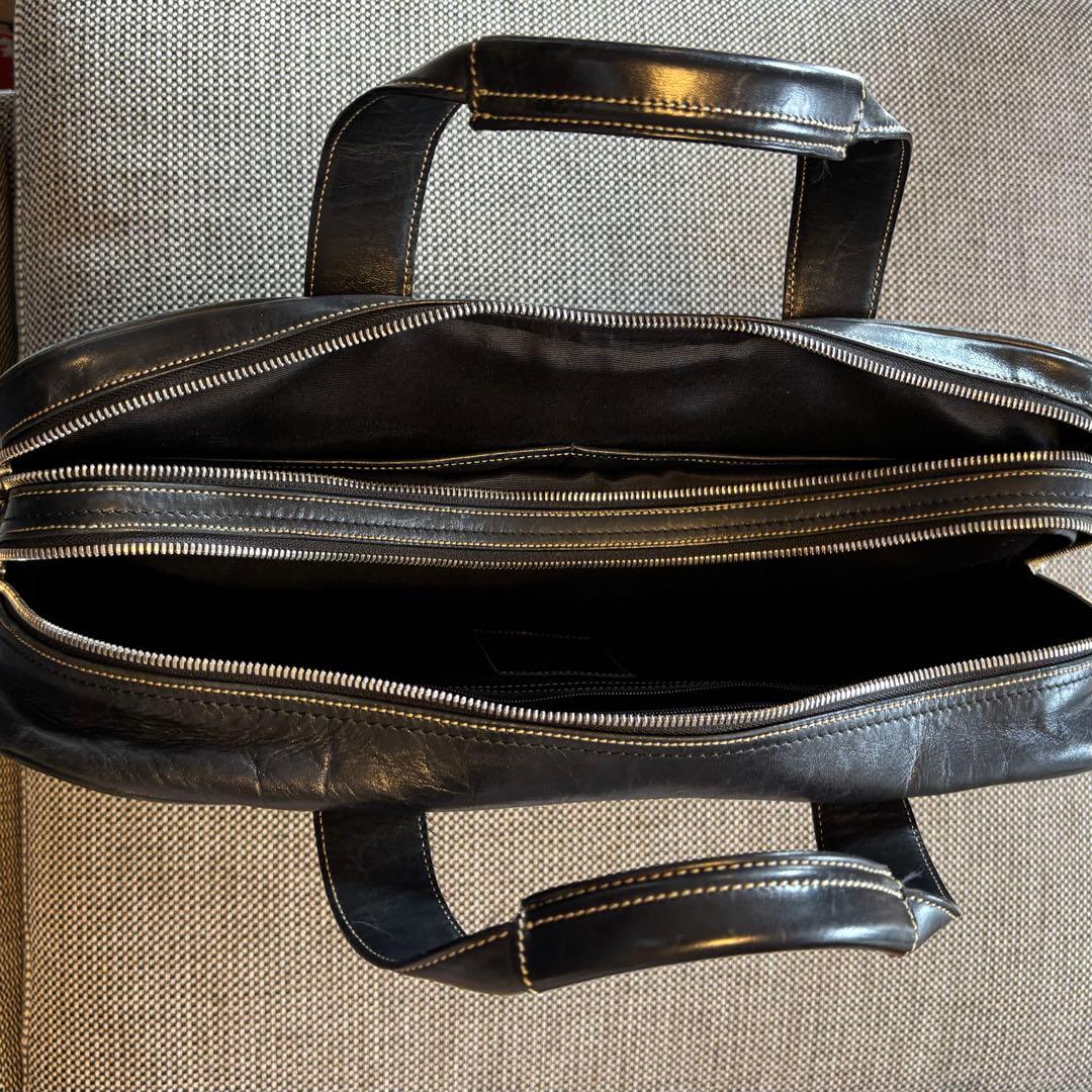 COACH コーチ ビジネスバッグ 本革レザー ブラック